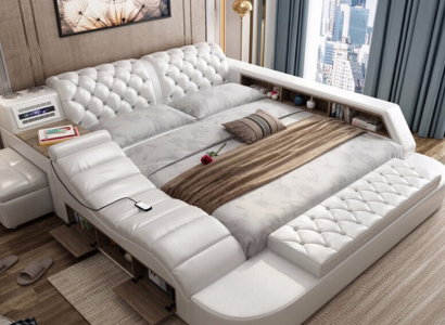 Luxus Doppel Multifunktion Bett Polster Wasser Betten 180x200 Usb Radio Musik